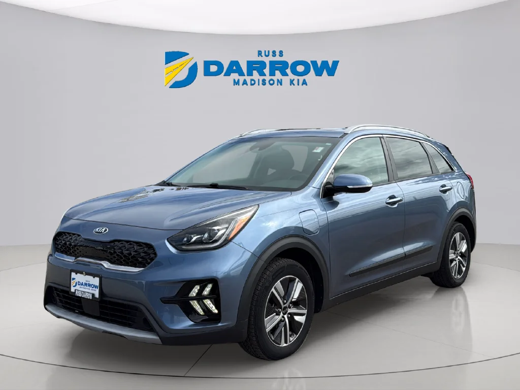 Used 2020 Horizon Blue Kia EX Premium image 1