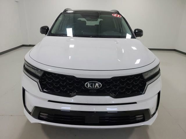 Used 2021 Glacial White Pearl Kia SX Prestige image 8