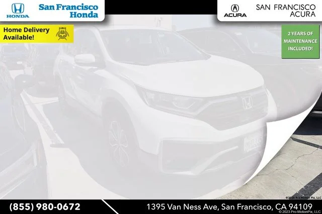 Used 2020 Platinum White Pearl Honda EX image 1