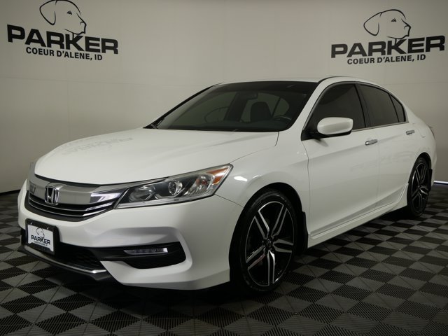 Used 2017 White Orchid Pearl Honda Sport SE image 1