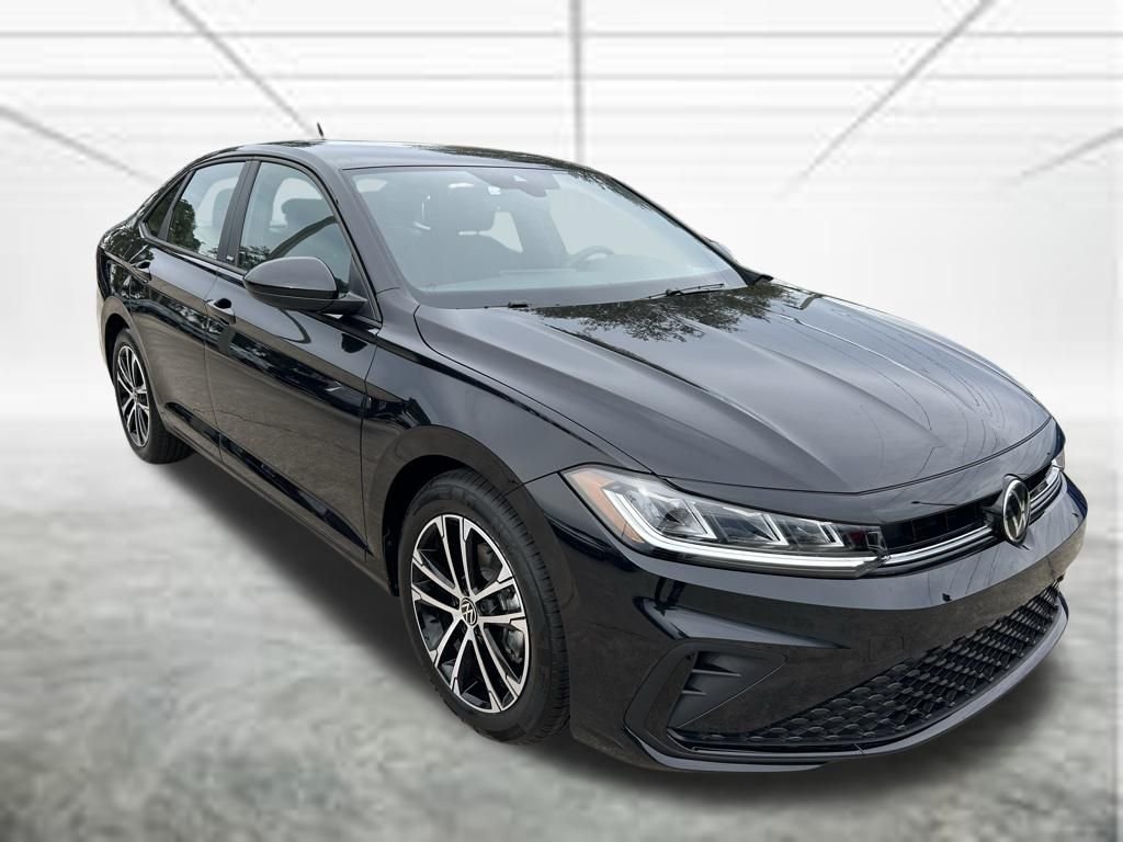 New 2026 Black Volkswagen 1.5T Sport image 1