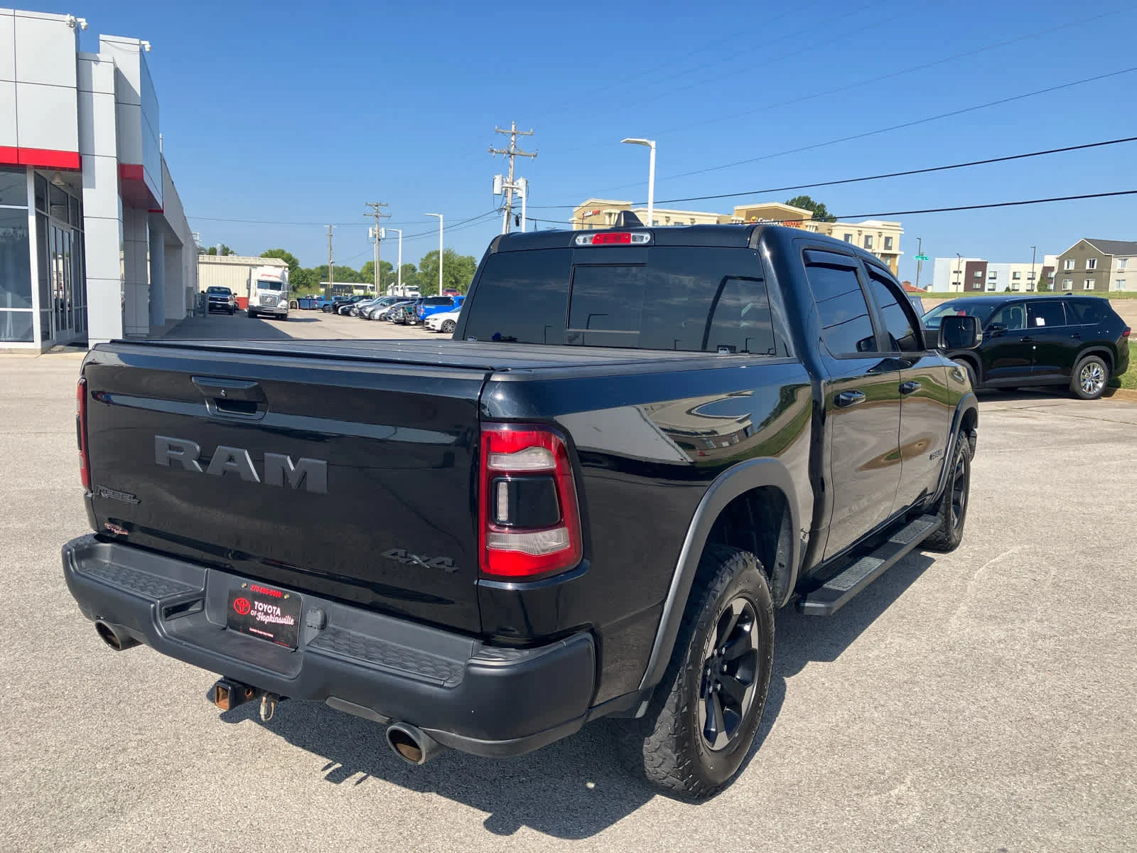 Used 2019 Diamond Black Crystal Pearlcoat Ram Rebel image 7