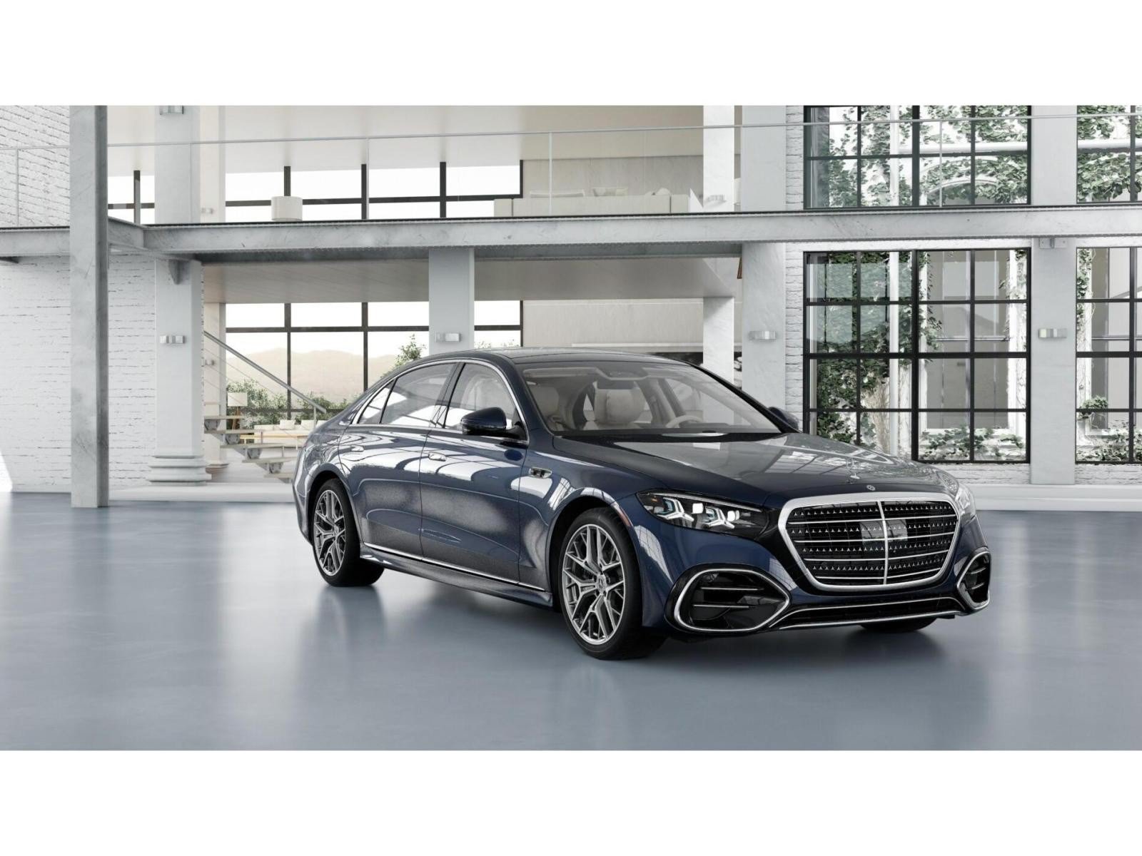 New 2027 Nautical Blue Metallic Mercedes-Benz S 580 4D Sedan 4MATIC® image 11