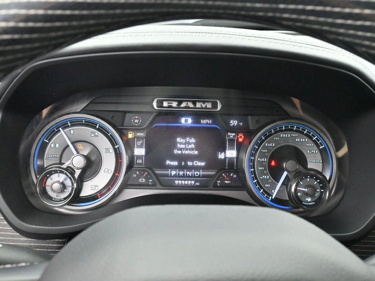 Used 2020 Bright White Clearcoat Ram Limited image 17