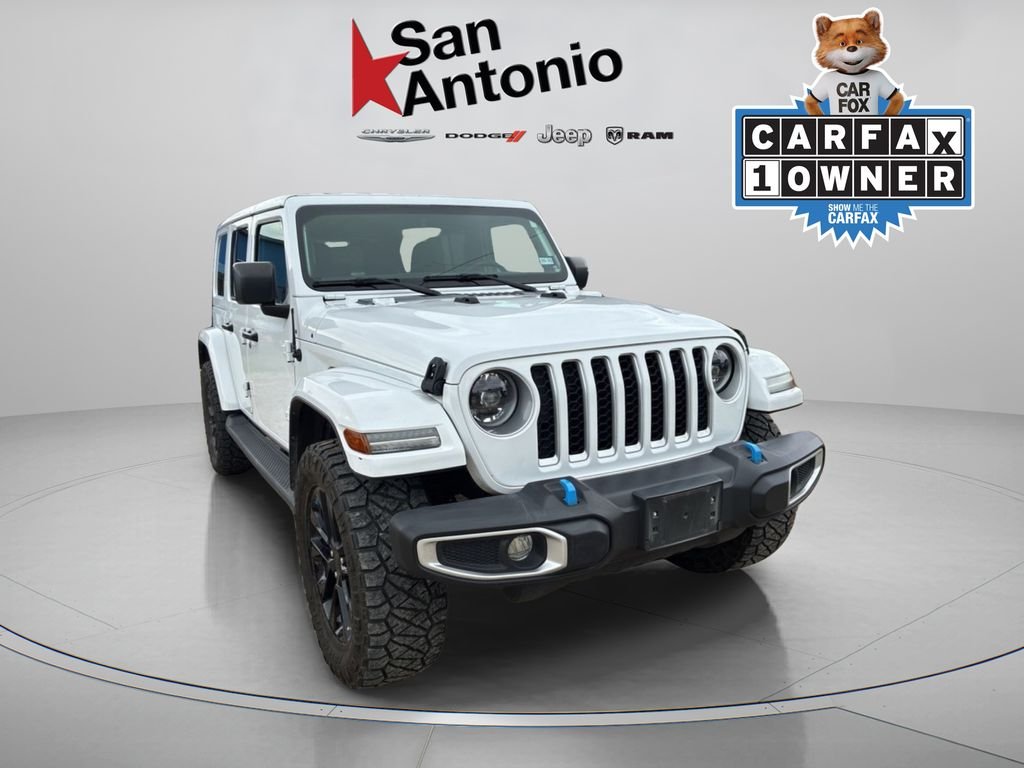 Used 2023 White/off-white Jeep Sahara 4xe image 1