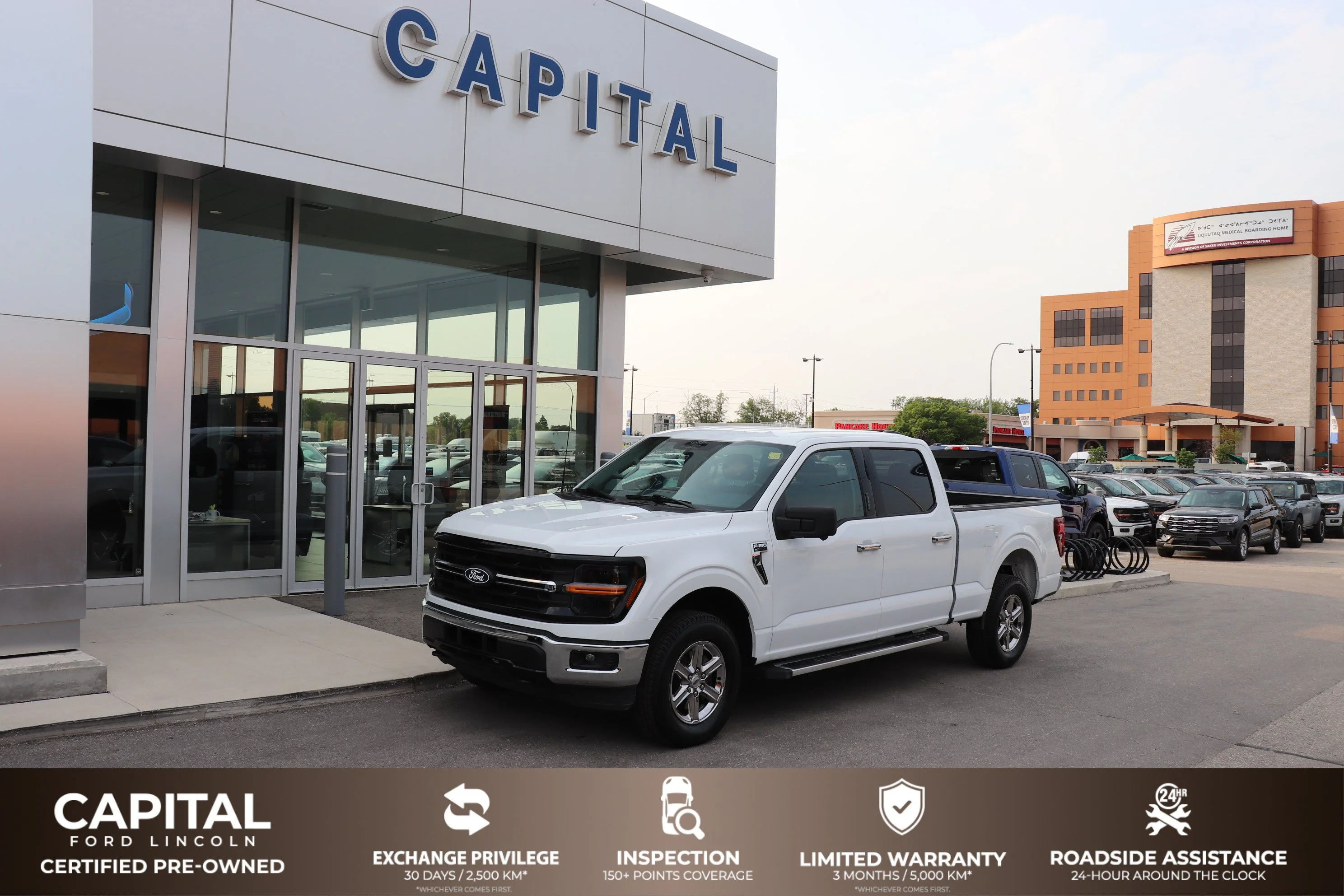 Certified Used 2024 OXFORD WHITE Ford XLT image 1