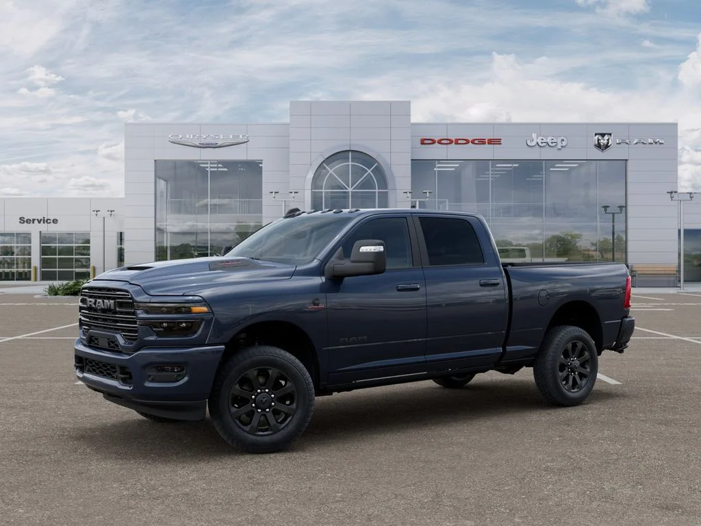 New 2026 Forged Blue Metallic Exterior Paint RAM Laramie image 2