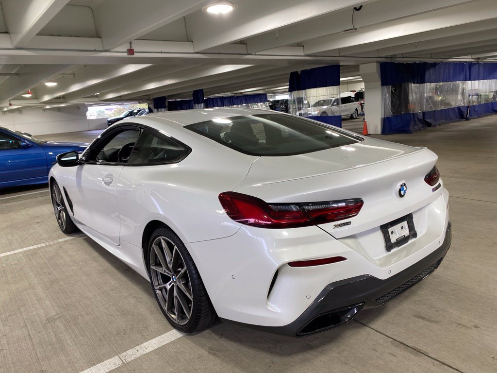 Used 2019 Mineral White Metallic BMW M850i xDrive image 3