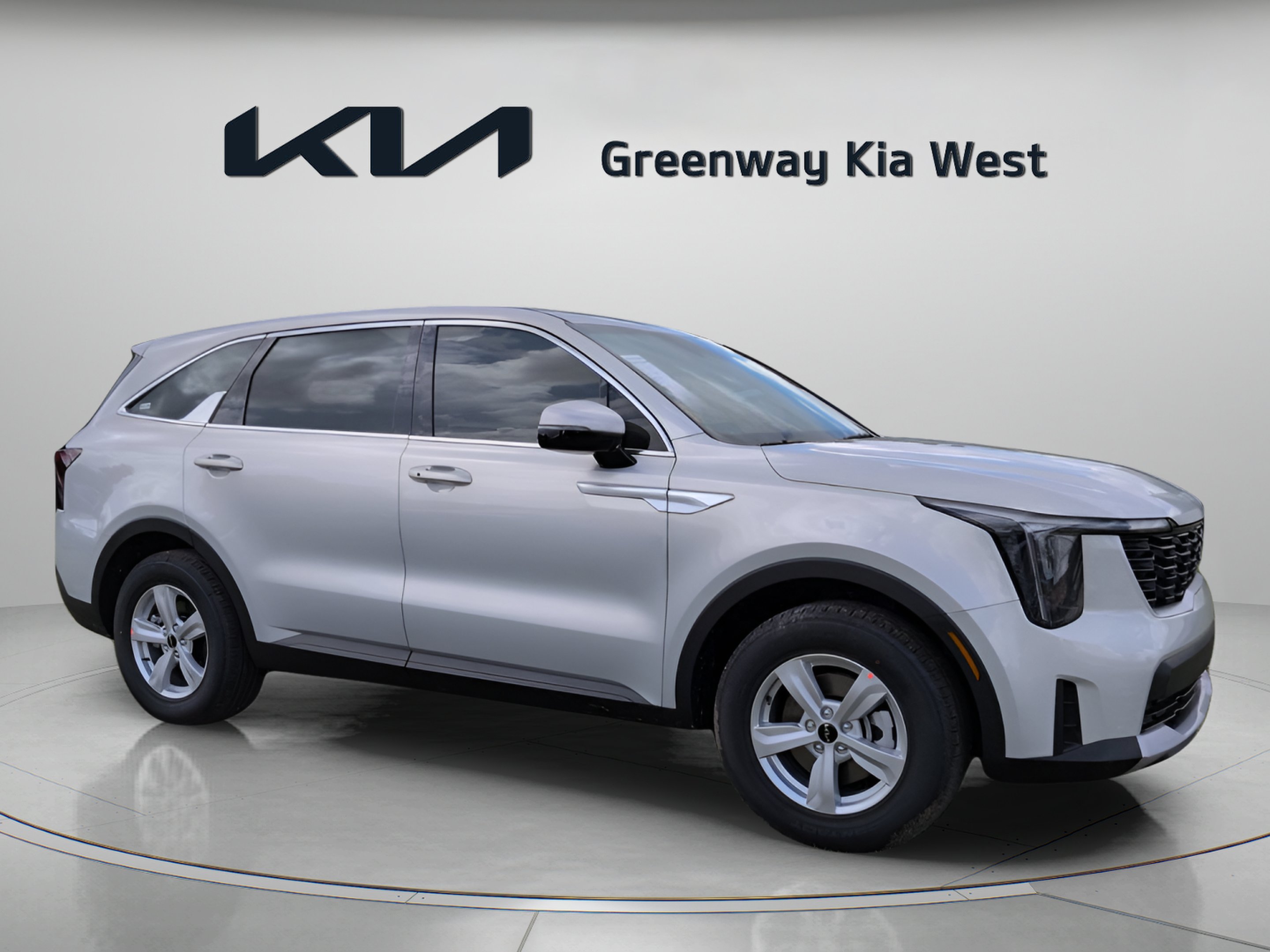 New 2026 Ivory Silver Kia LX image 1