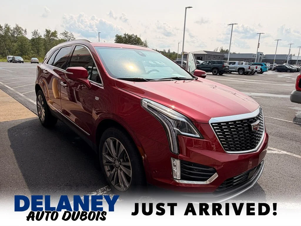 Used 2025 Red Cadillac Premium Luxury image 1