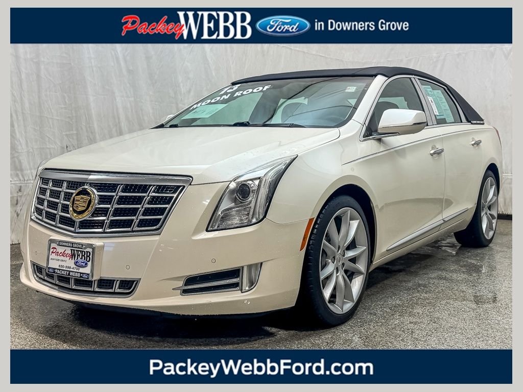 Used 2013 White Diamond Clearcoat Cadillac Premium image 1