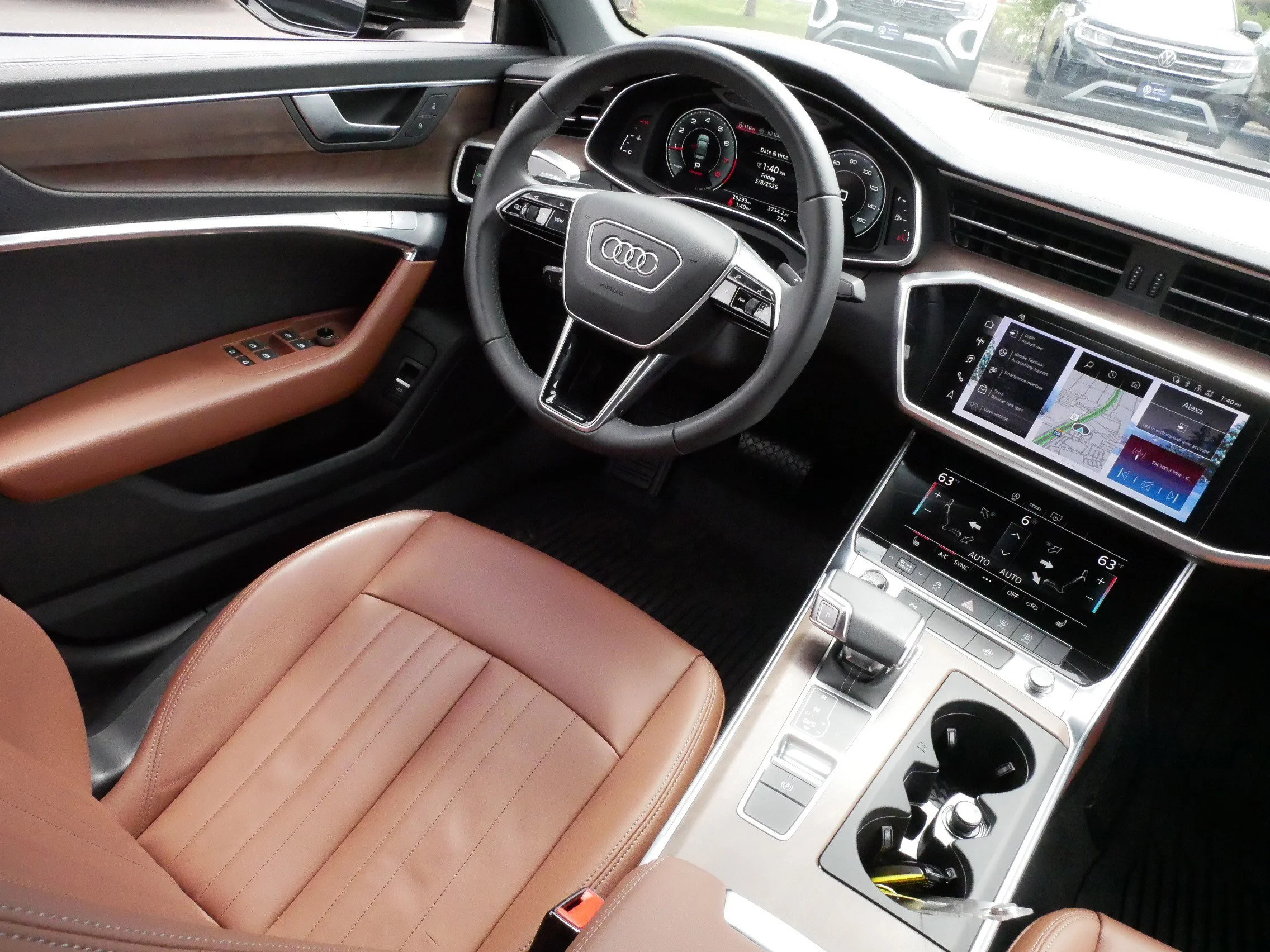 Used 2025 Mythos Black Metallic Audi Premium image 9