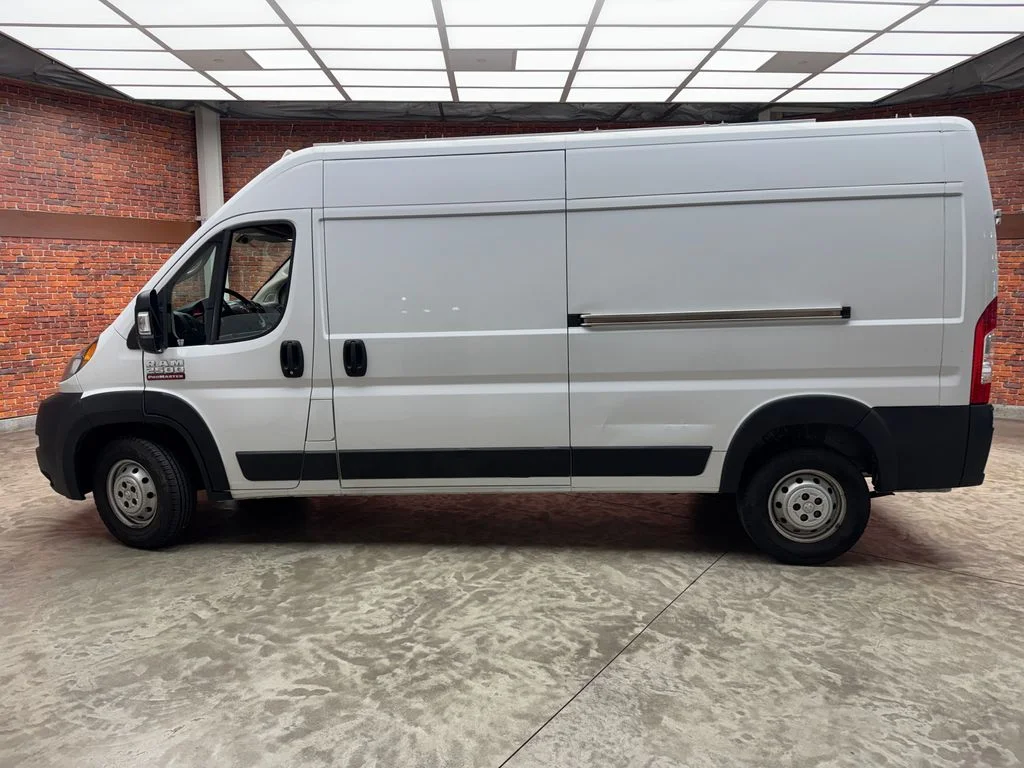 Used 2021 Bright White Clearcoat Ram High Roof image 2