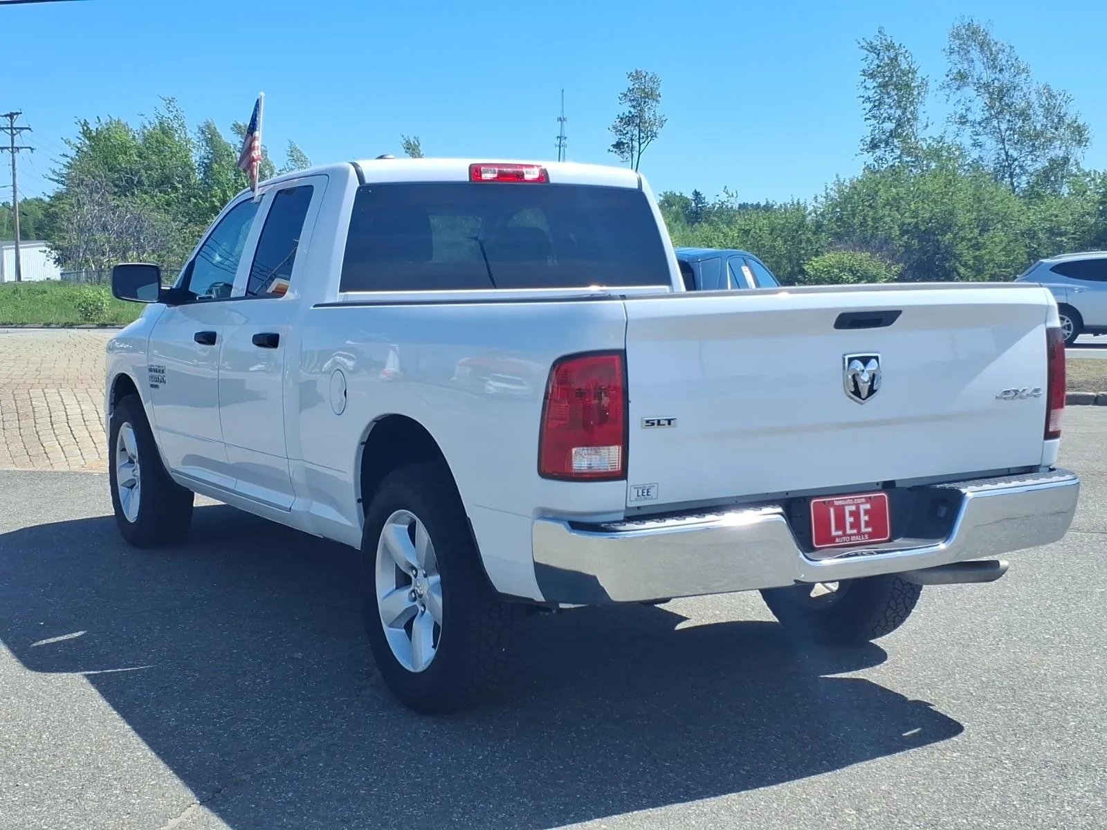 Used 2024 Bright White Clearcoat Ram SLT image 7