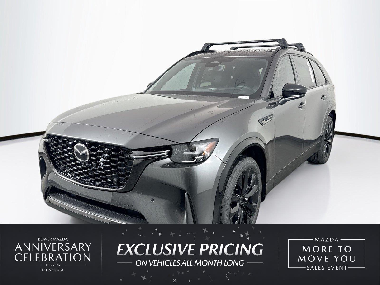 New 2026 Machine Gray Metallic Mazda 3.3 Turbo S Premium Sport AWD image 1