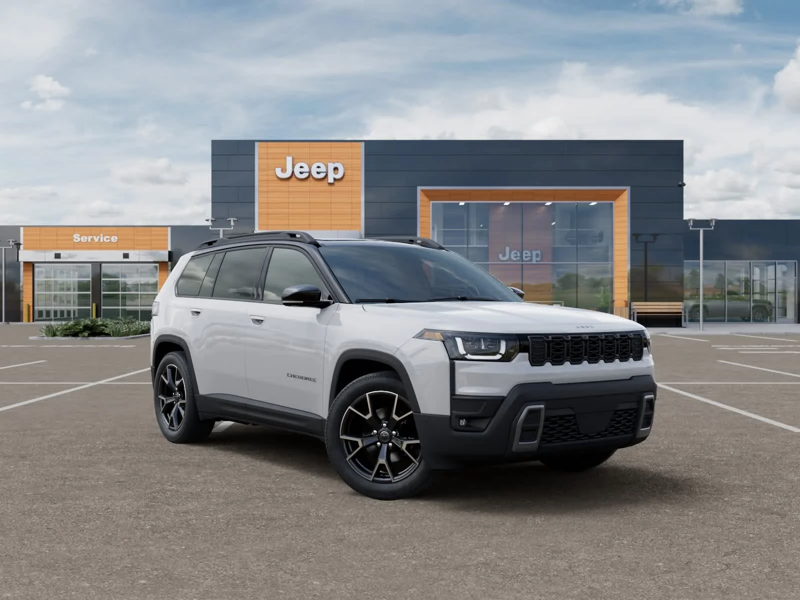 New 2026 Bright White Clearcoat Jeep Overland image 5