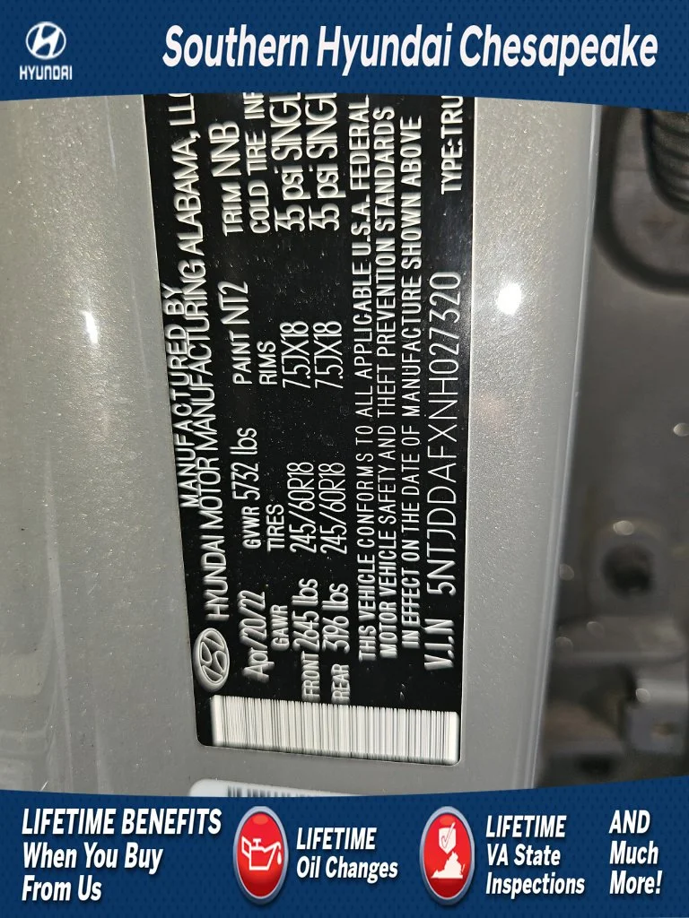 Used 2022 Gray Hyundai SEL Premium image 1