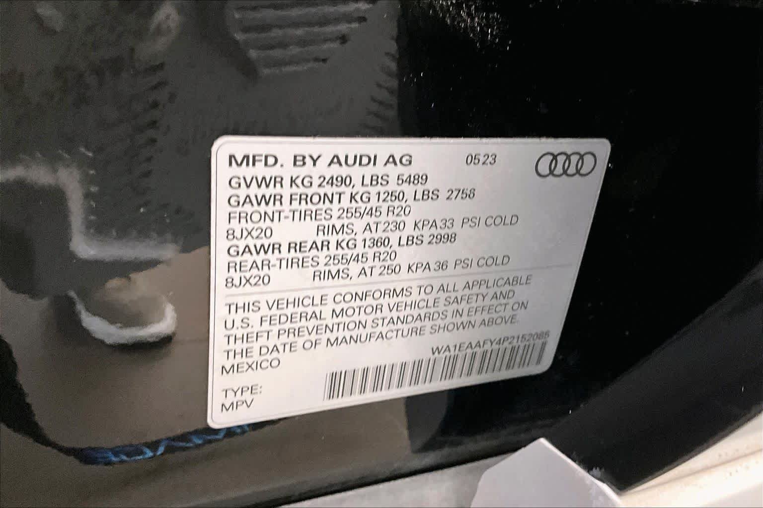 Certified Used 2023 Mythos Black Metallic Audi S line Premium Plus image 33