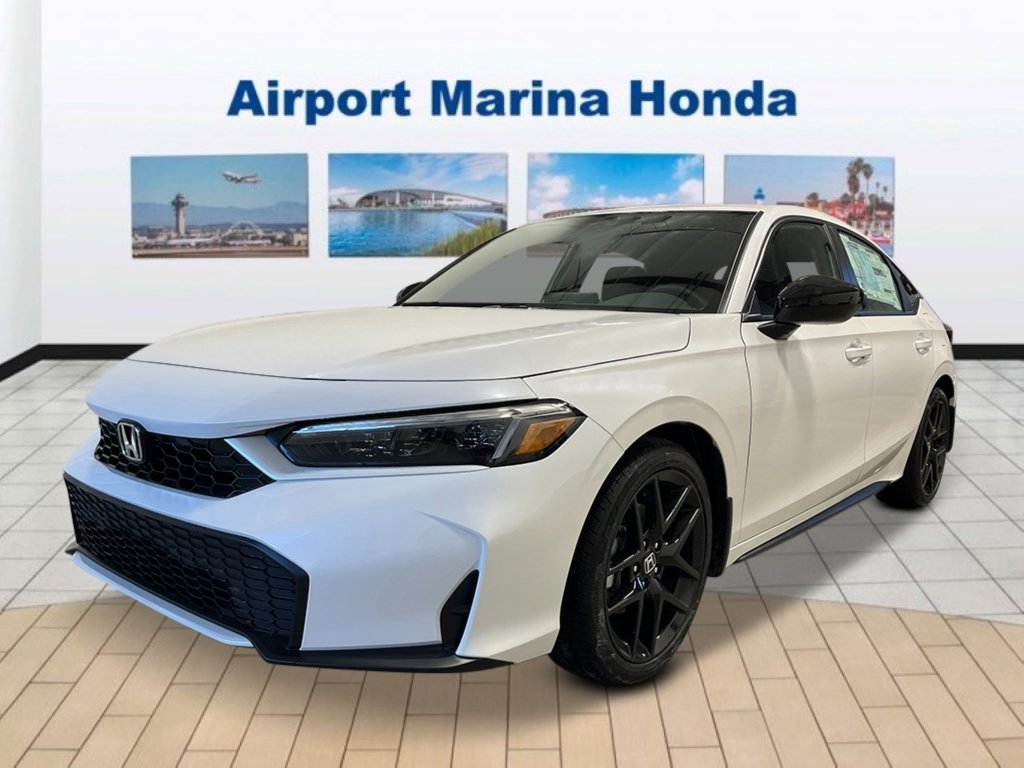 New 2026 Platinum White Pearl Honda Sport image 1