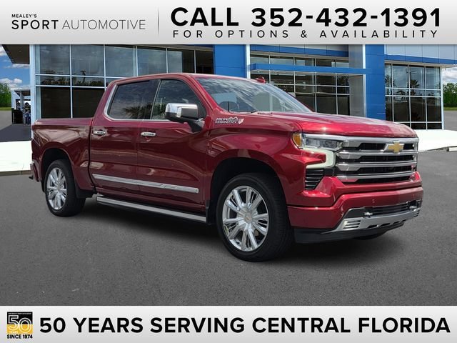Certified Used 2025 Radiant Red Tintcoat Chevrolet High Country image 1