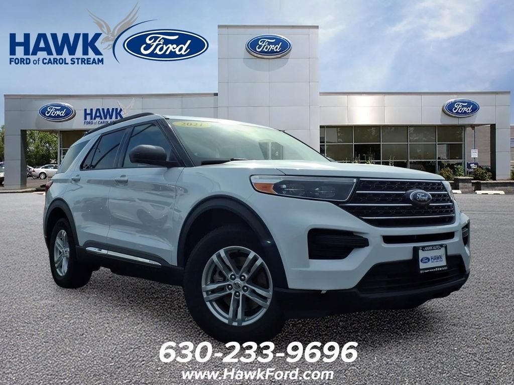 Used 2021 White Ford XLT image 1