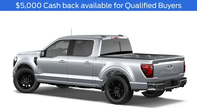 New 2026 Iconic Silver Metallic Ford Lariat® image 2