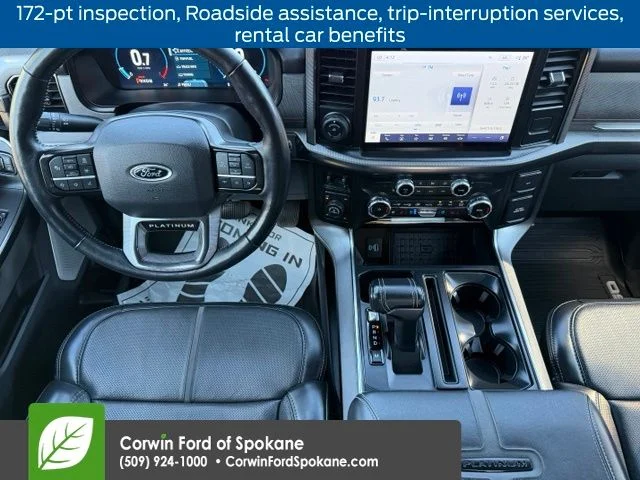 Used 2023 Agate Black Metallic Ford Platinum image 4