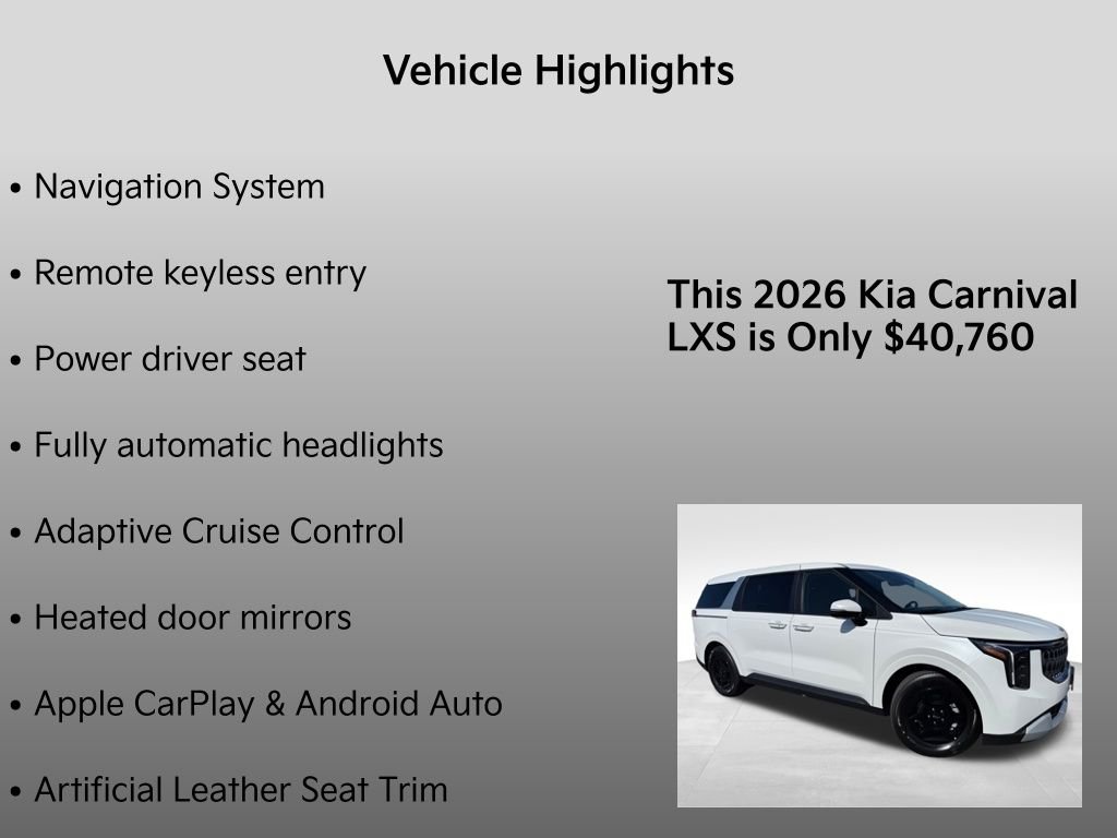 New 2026 Snow White Pearl Kia LXS image 32