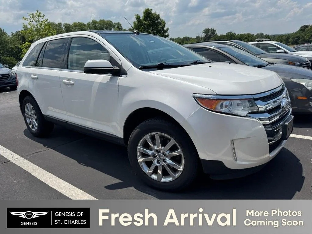 Used 2012 White Platinum Metallic Tri-Coat Ford Limited image 1
