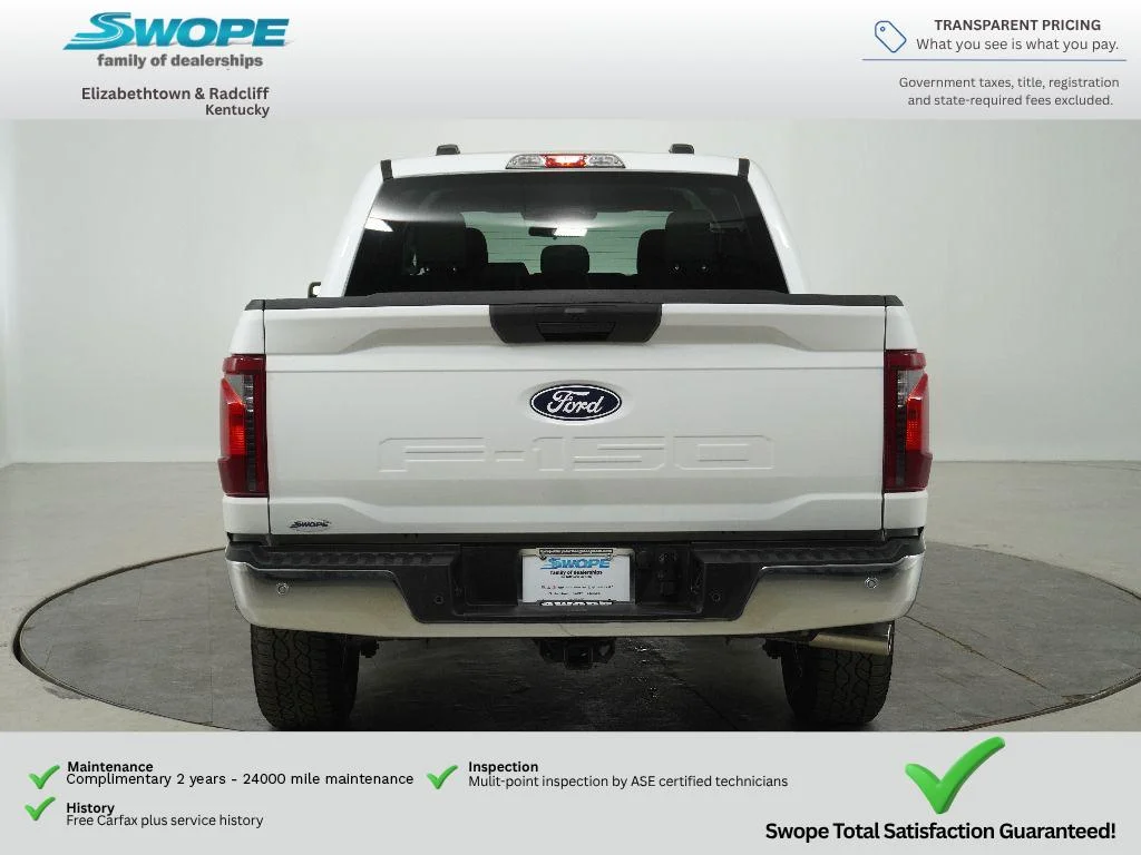 Used 2025 Oxford White Ford XLT image 4