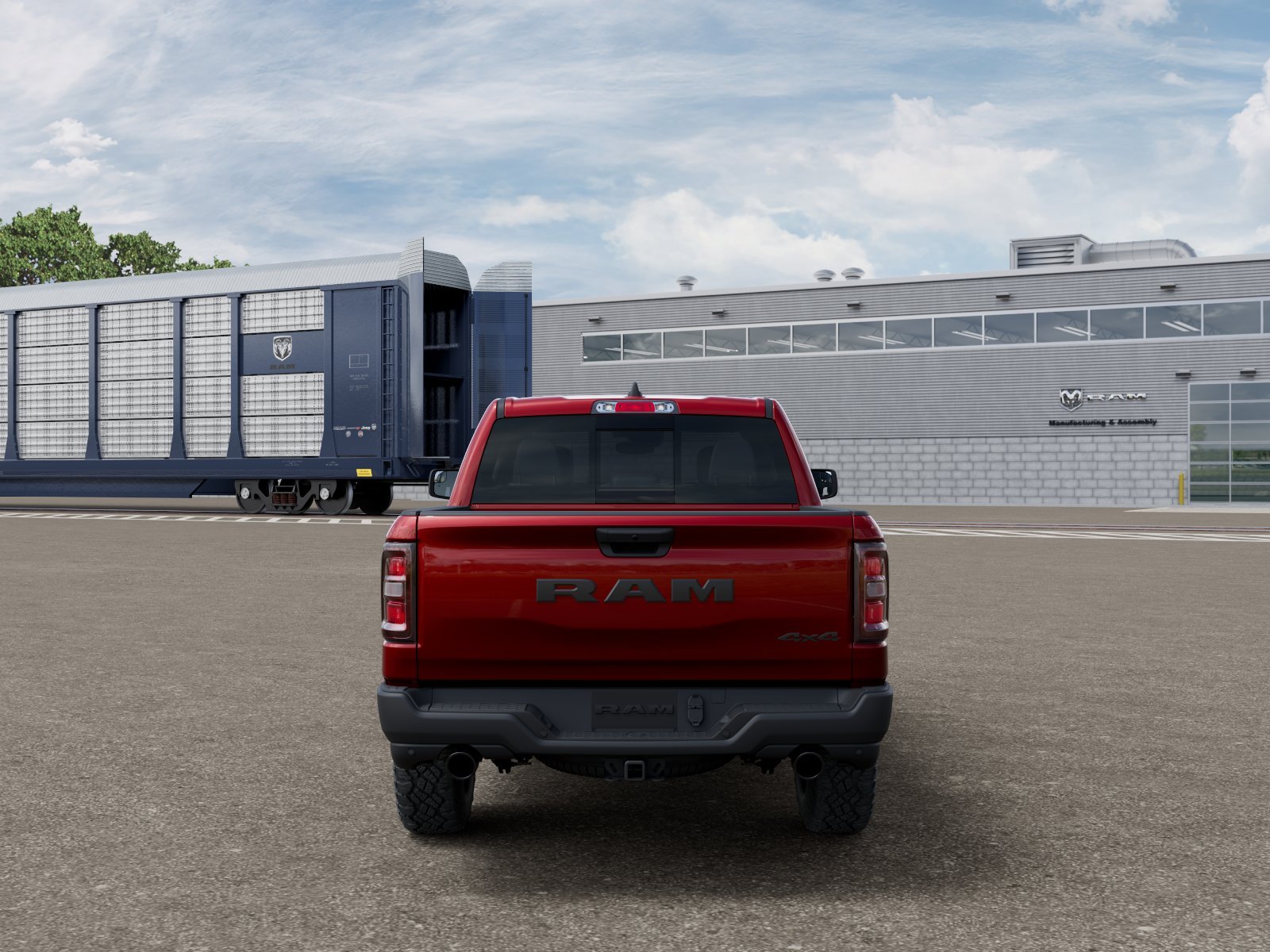 New 2026 Molten Red Pearl-Coat Exterior Paint RAM Warlock image 33