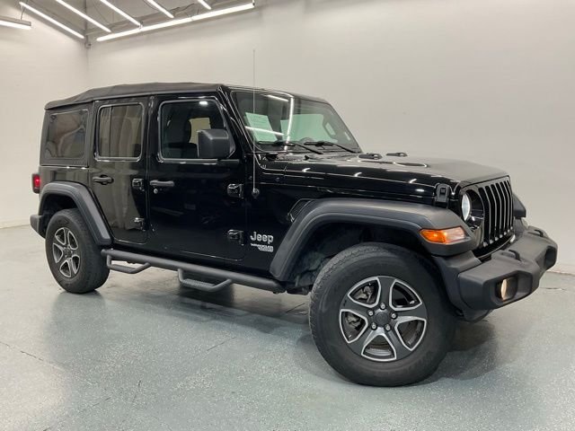 Used 2020 Black Jeep Unlimited Sport S image 2