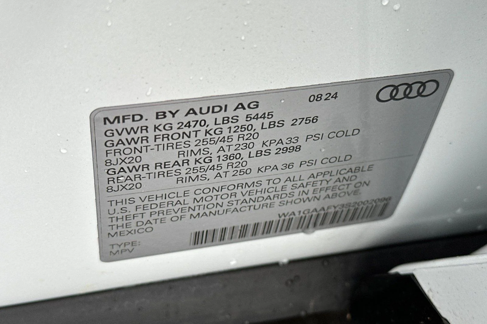 Used 2025 White Audi 45 S line Premium image 25