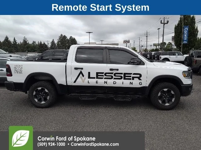 Used 2022 Bright White Clearcoat Ram Rebel image 4