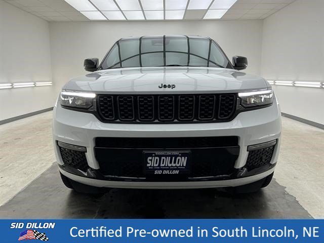 Used 2023 Bright White Clearcoat Jeep Summit Reserve image 2