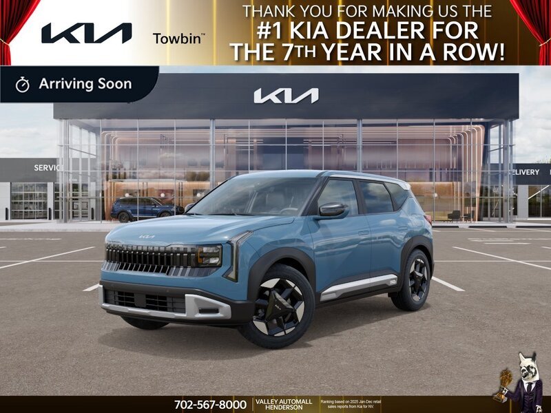 New 2027 Blue Kia EX image 1