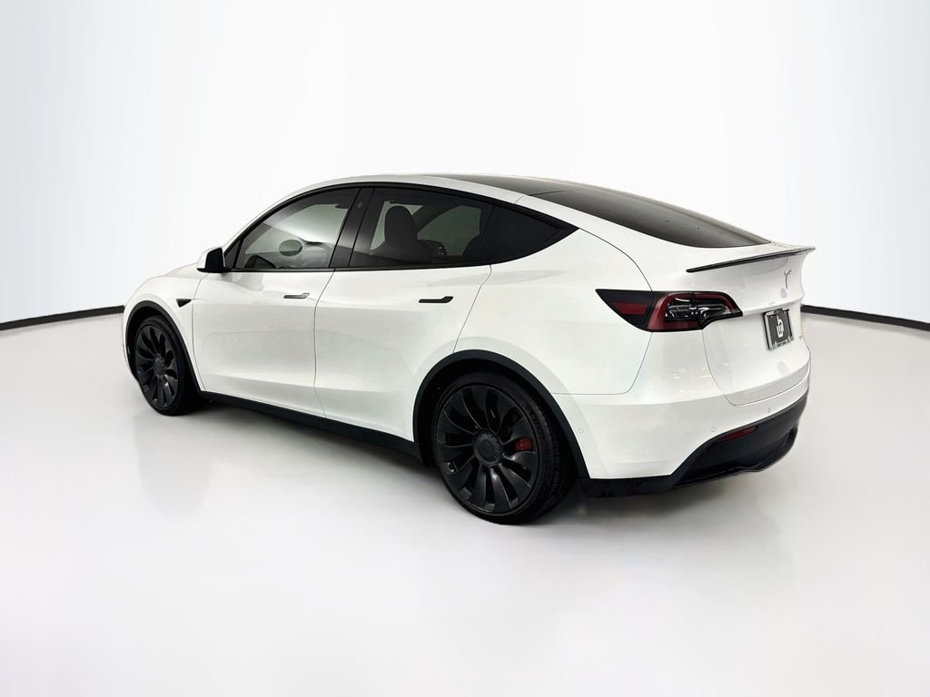 Used 2022 White Tesla Performance image 7
