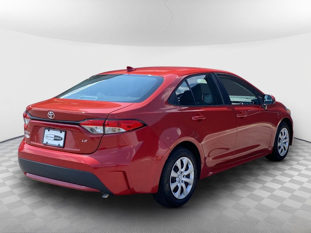 Used 2021 Red Toyota LE image 8
