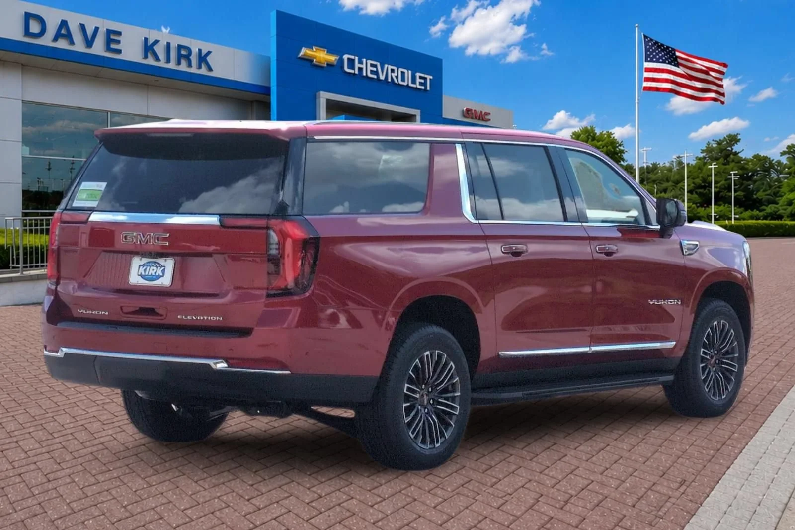 New 2026 Volcanic Red Tintcoat GMC Elevation image 3