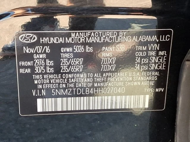 Used 2017 Black Hyundai 2.4 Base image 27