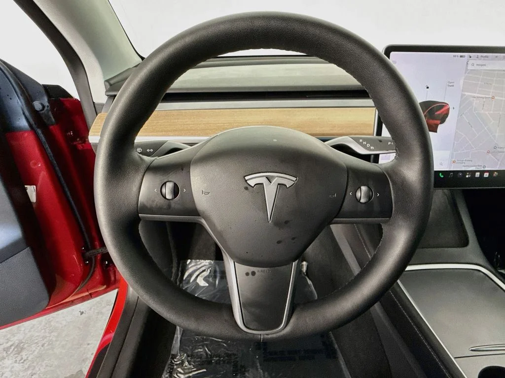 Used 2022 Red Tesla Performance image 11