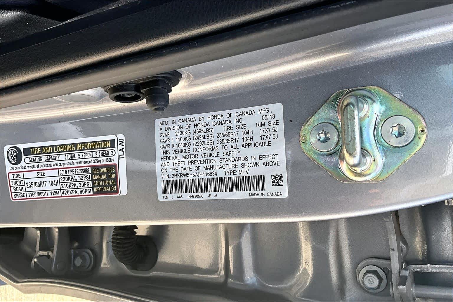 Used 2018 Lunar Silver Metallic Honda LX image 33