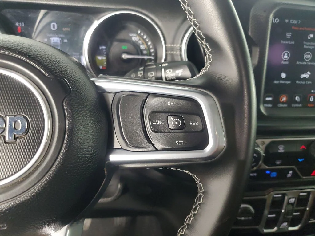 Used 2021 Gray Jeep Unlimited Sahara 4xe image 25