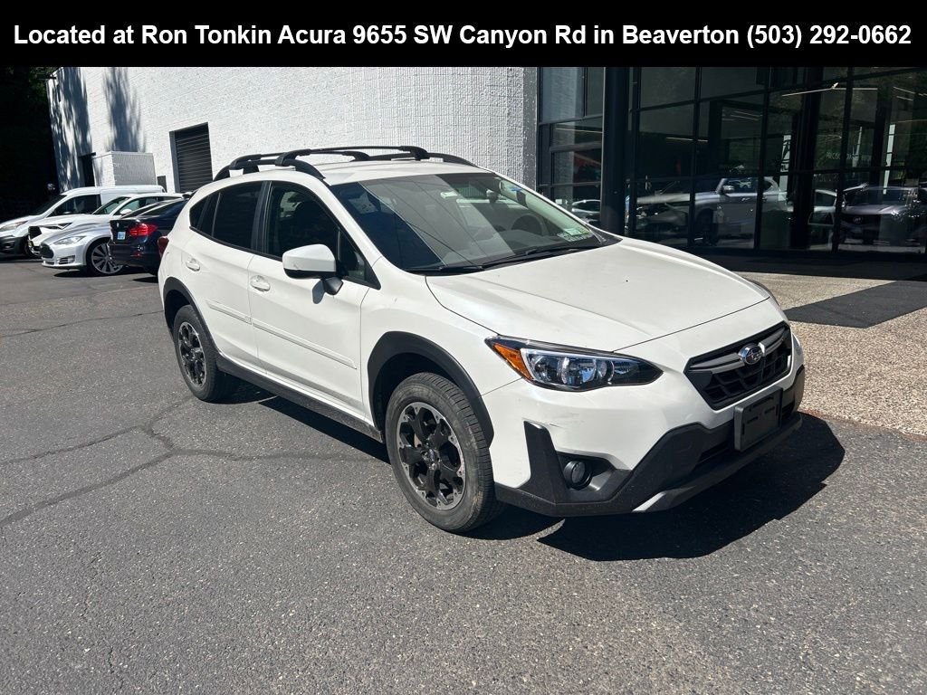 Used 2021 Crystal White Pearl Subaru Premium image 1