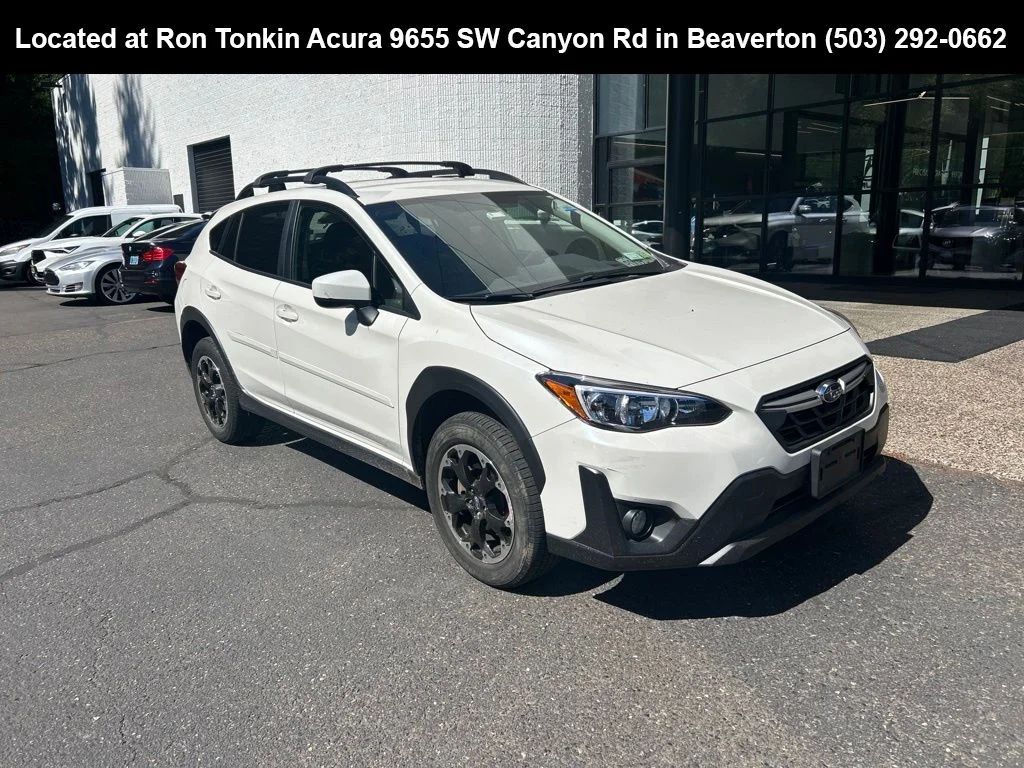 Used 2021 Crystal White Pearl Subaru Premium image 1