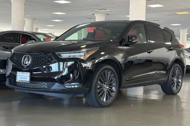 Used 2023 Majestic Black Pearl Acura A-Spec Advance Package image 10