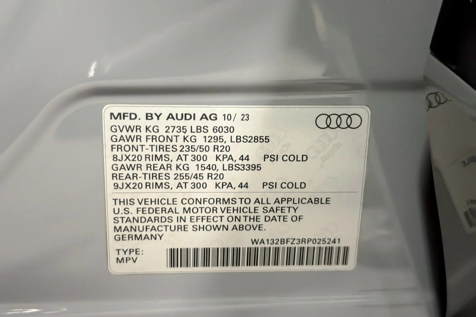 Certified Used 2024 Pebble Gray Audi Premium Plus 50 quattro image 27