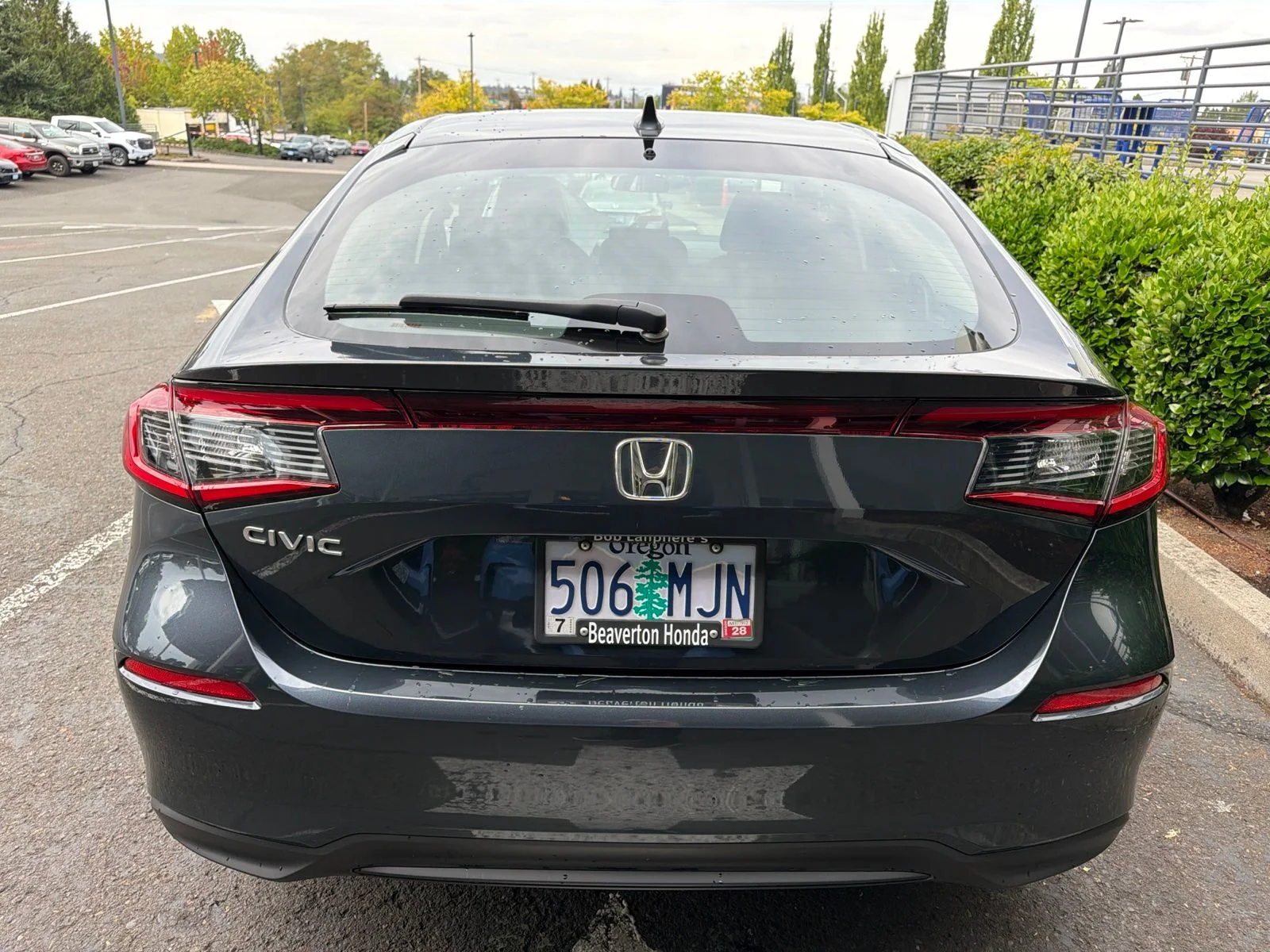 Used 2024 Meteorite Gray Metallic Honda LX image 5