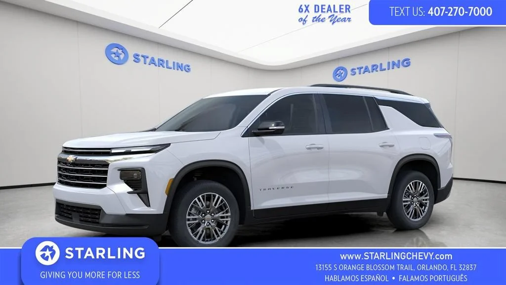 New 2026 Polar White Tricoat Chevrolet LT image 1