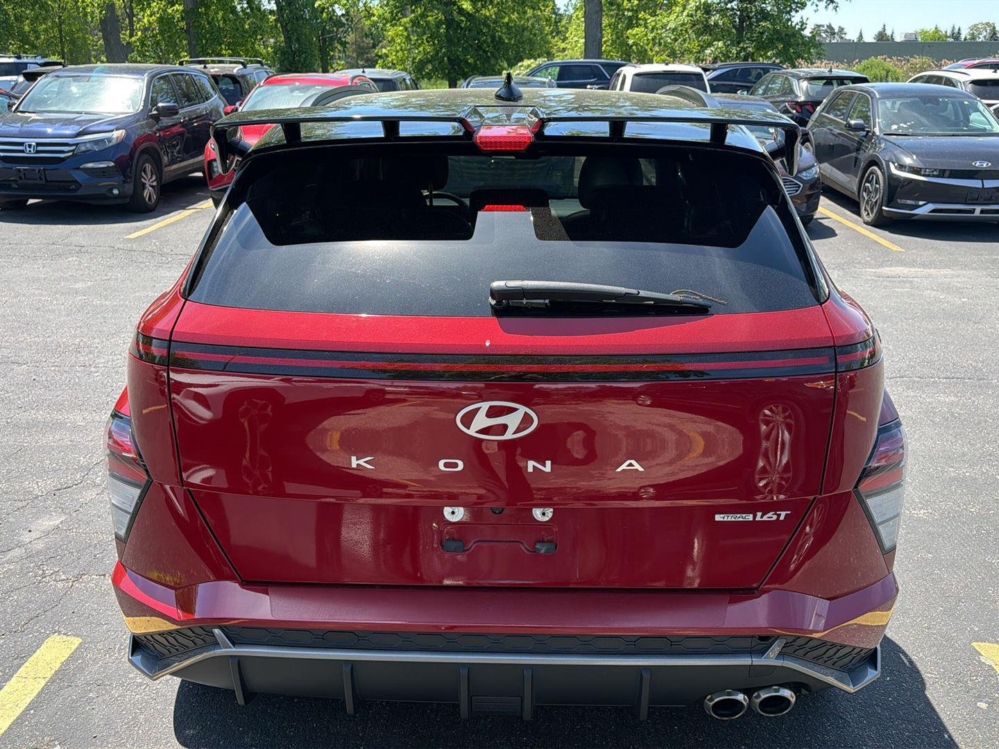 Used 2024 Ultimate Red Metallic w/Black Roof Hyundai N Line image 5
